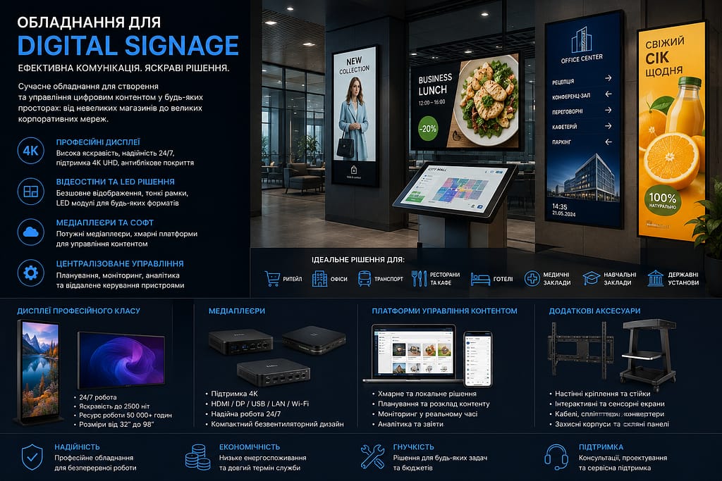 Рішення Digital Signage