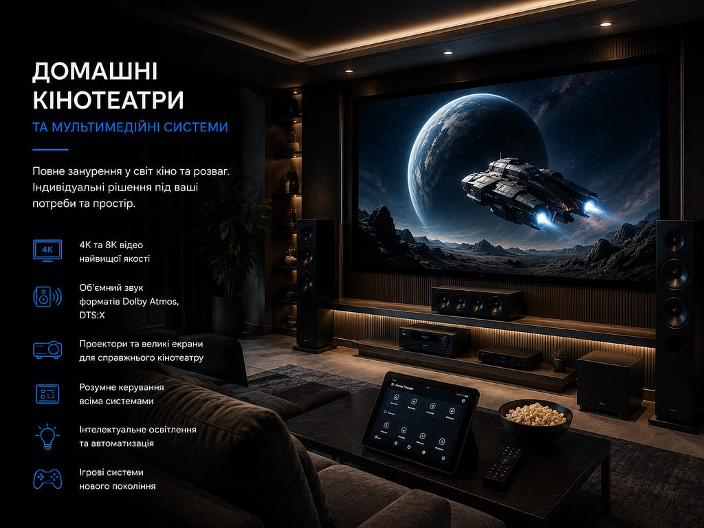 4. Домашні кінотеатри / home-theater / мультирум системи /