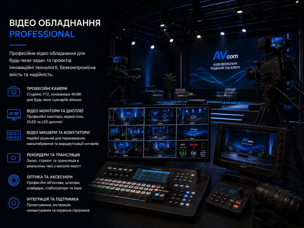 Професійне відеообладнання